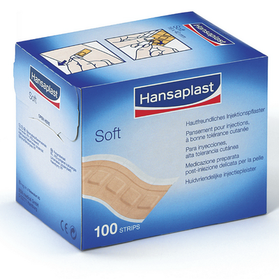 Hansaplast Soft Injektionspflaster, 100 St.
