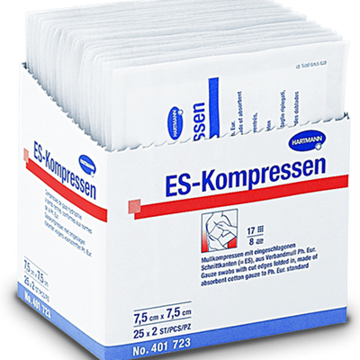 ES-Kompressen 8-fach steril