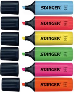 Textmarker 6er Etui 1-5mm Stanger