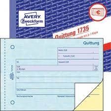 Quittungsblock - DIN A6 quer, selbstdurchschreibend