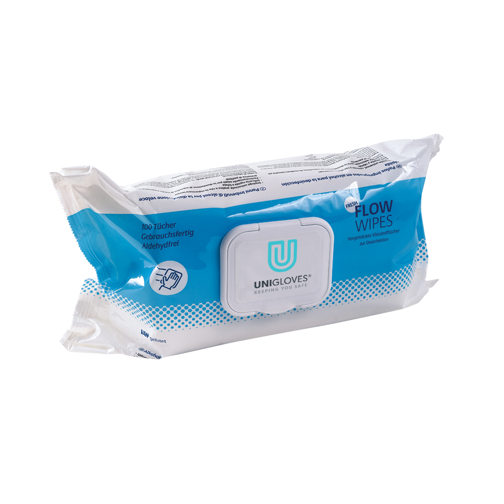 Unigloves Wet Wipes Plus, 80 St.