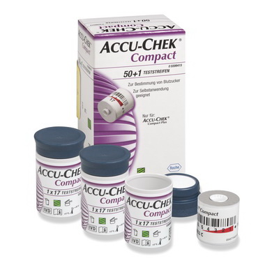 Accu-Chek Compact Plus Glucose control 2, 4 ml